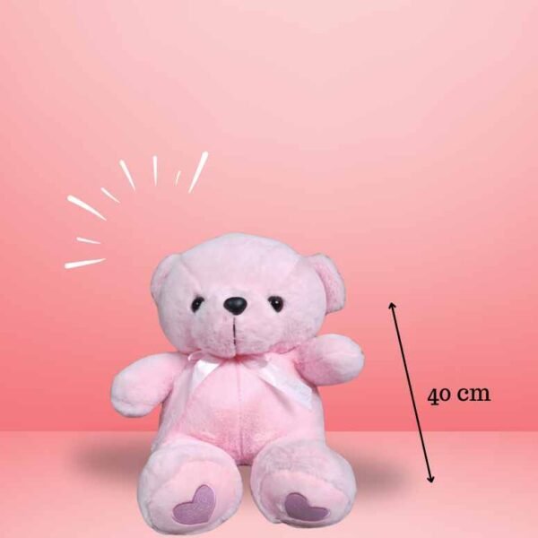 Peluche Teddy Rosa